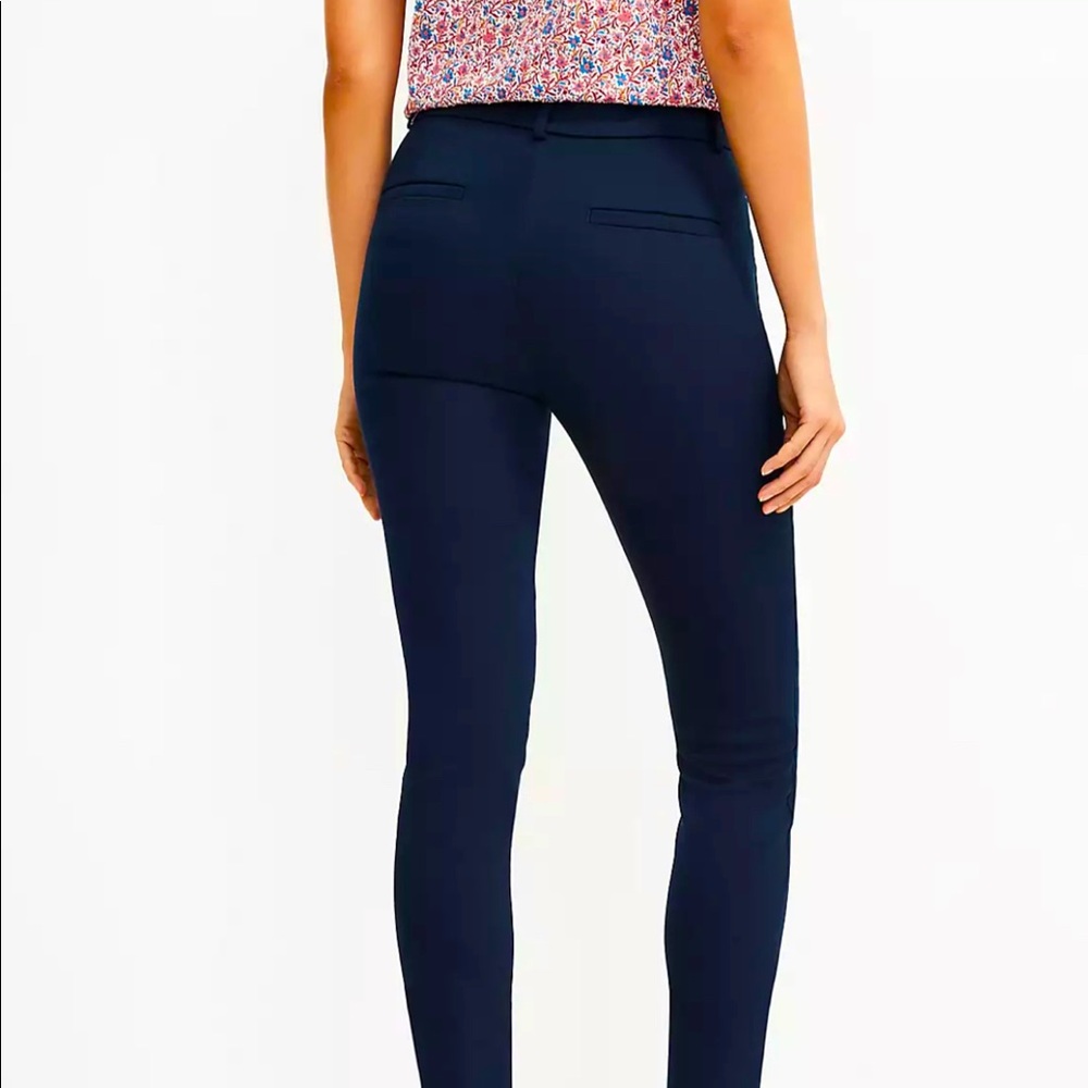 LOFT skinny trouser pants, Navy, Size 10T, Never worn